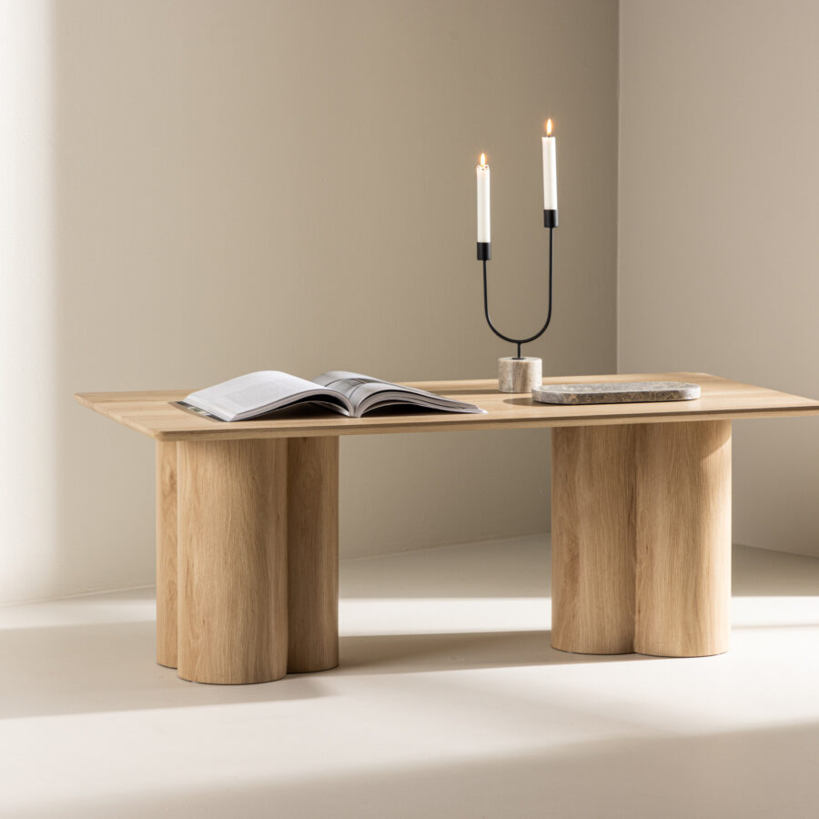 Table basse Olivia - 60x120 cm - Naturel