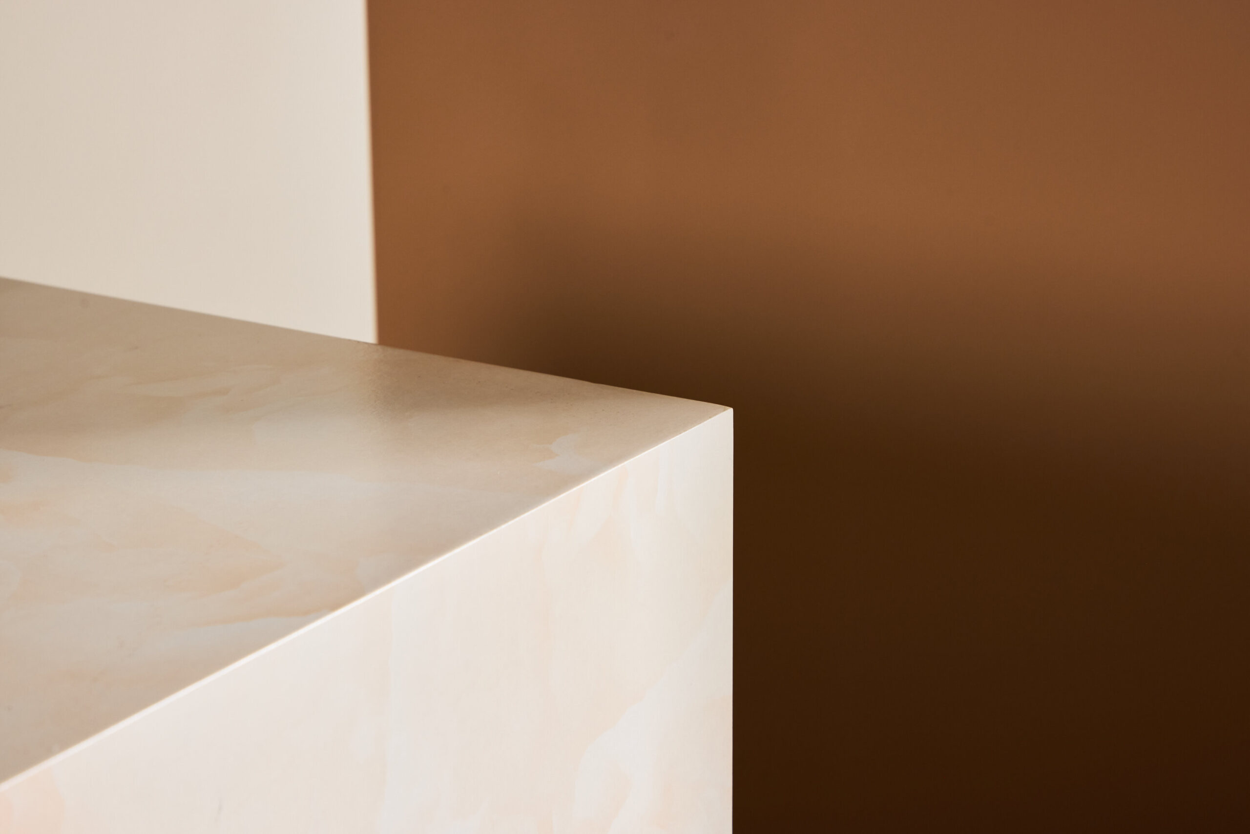 Table basse York - Jaune clair / Aspect marbre – Image 4