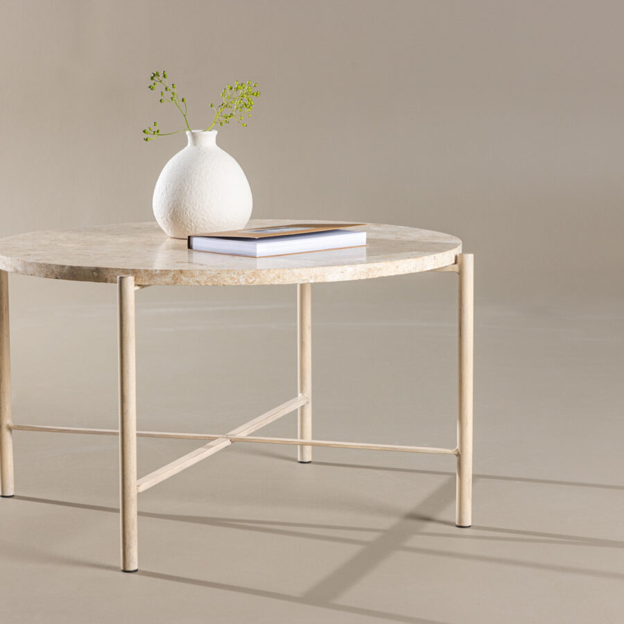 Table basse Sandhamn - ø70 cm - Beige