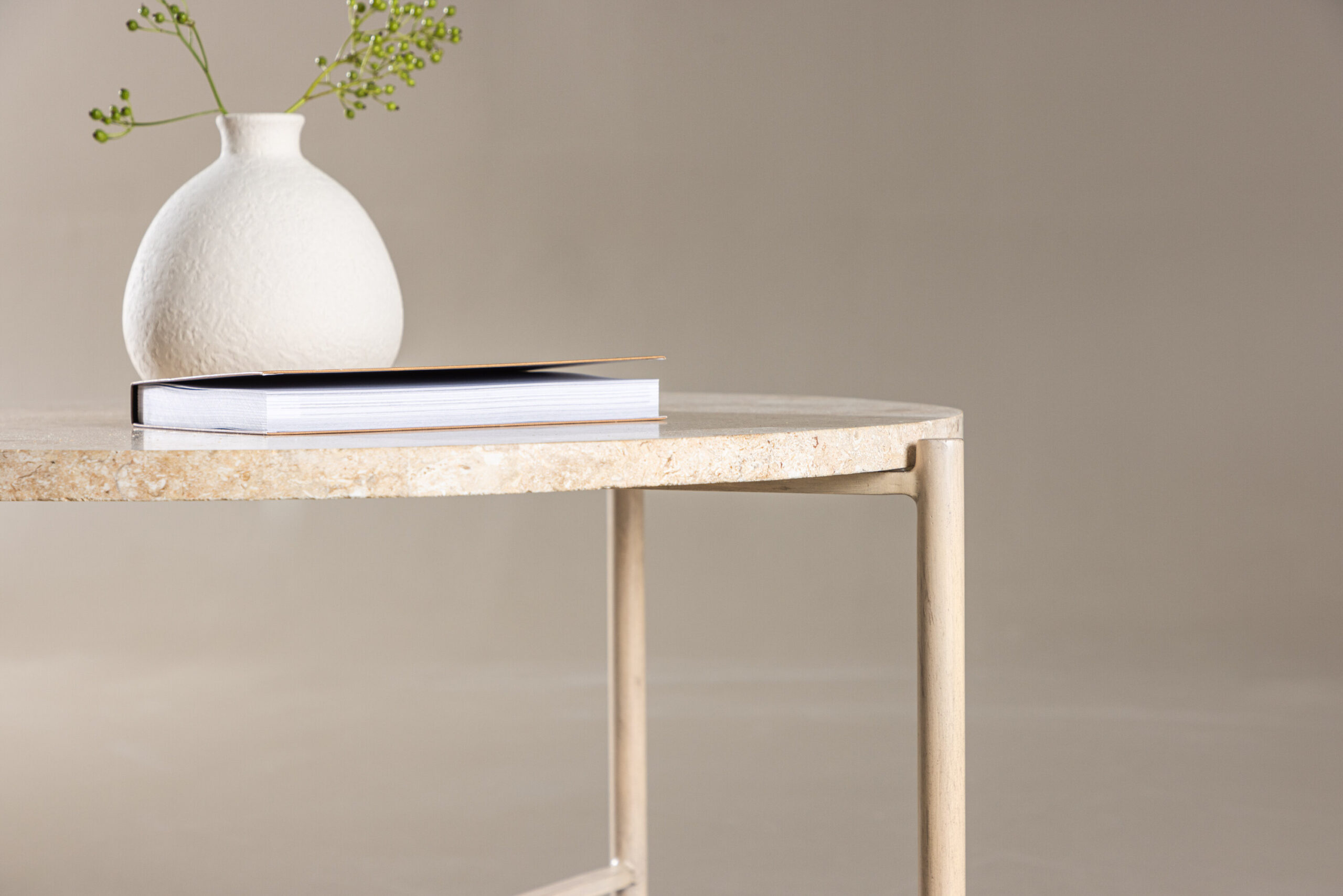 Table basse Sandhamn - ΓΈ70 cm - Beige β Image 2