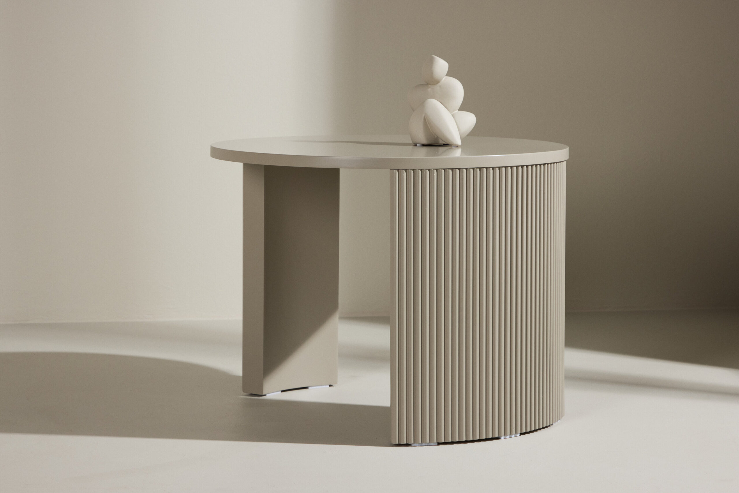 Table basse Bristol - ΓΈ60x45 cm - Beige