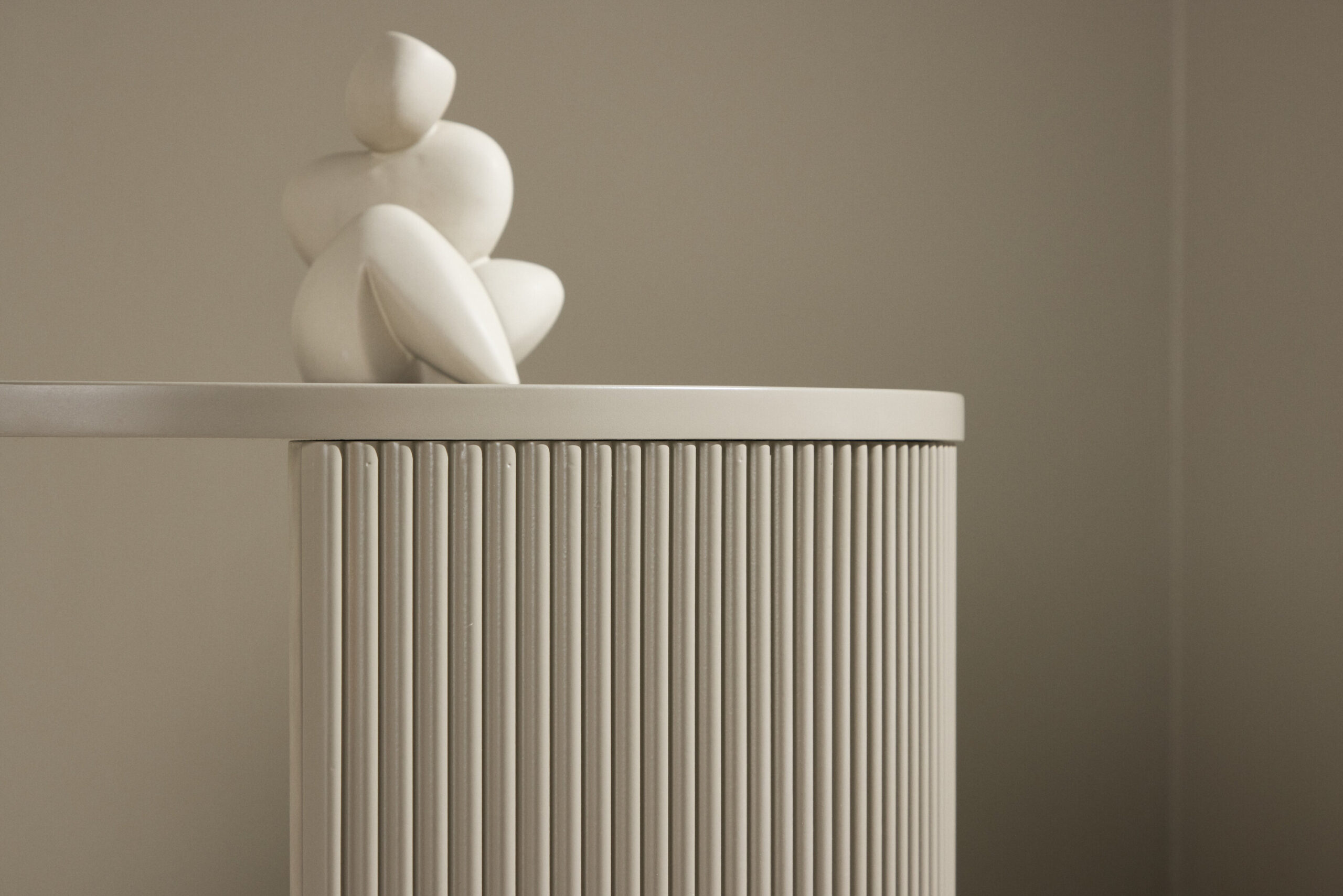 Table basse Bristol - ΓΈ60x45 cm - Beige β Image 3