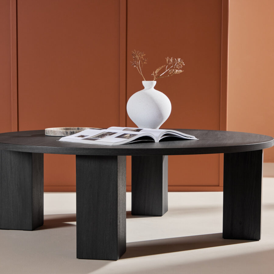 Table basse Juno - ø120 cm - Noir