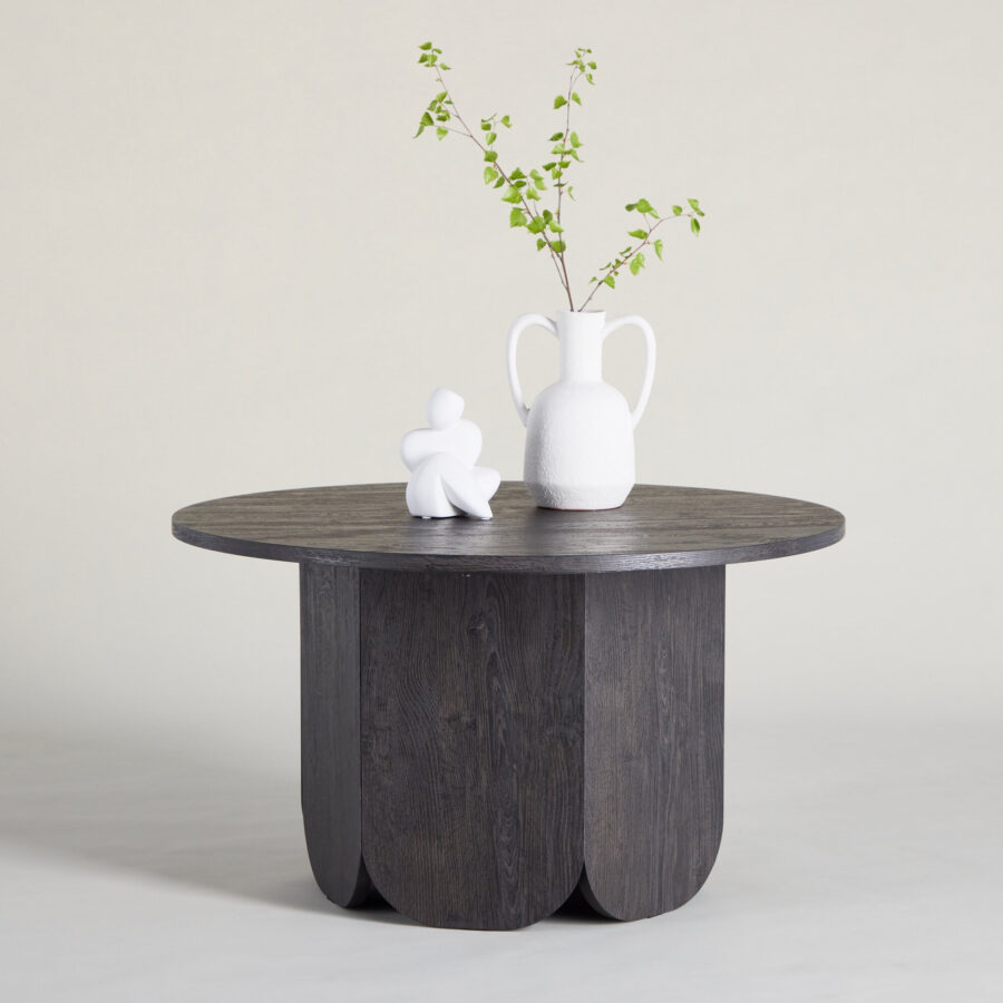 Table basse Tekla Ø80×45 cm - Noir