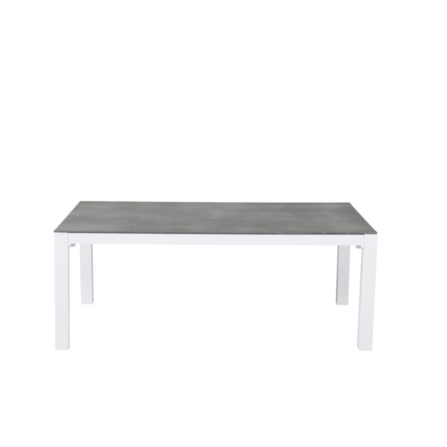 Table basse Copacabana - Blanc / Verre