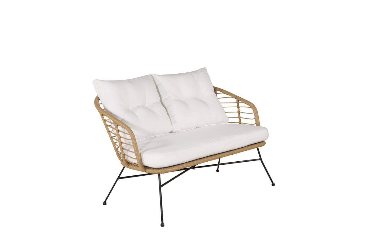 Ensemble outdoor en acier naturel avec coussins Stilren – Image 6