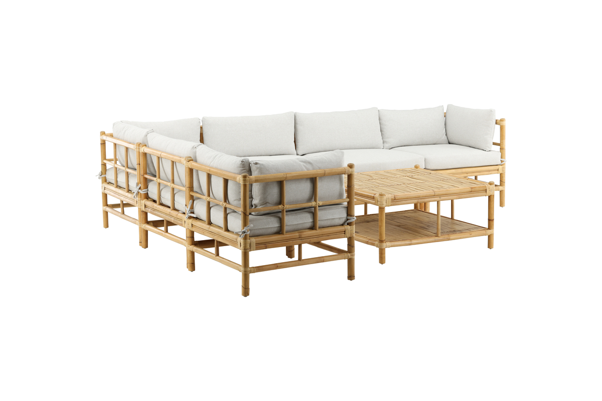 Canapé de terrasse avec coussins Module Canapé Extérieur – Image 16