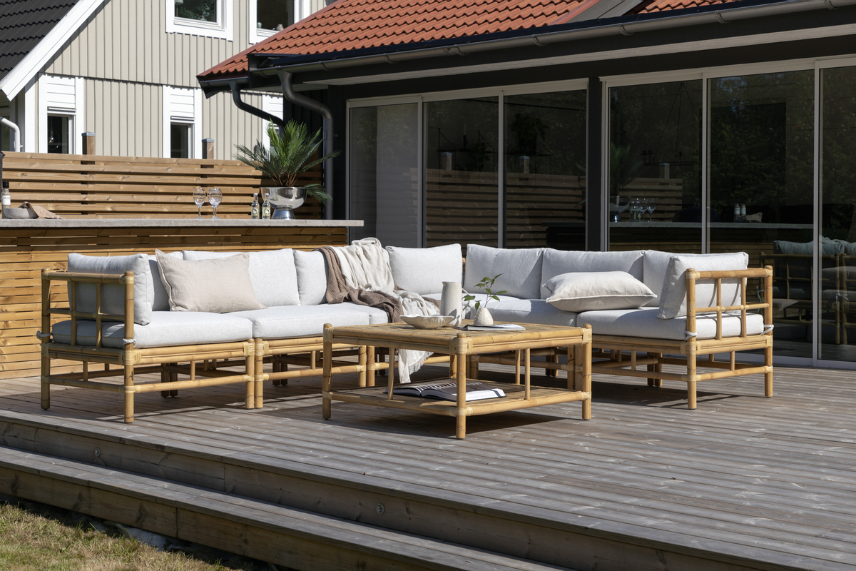 Canapé de terrasse avec coussins Module Canapé Extérieur – Image 19