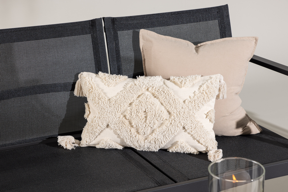 Mobilier lounge de jardin en aluminium noir Break – Image 3