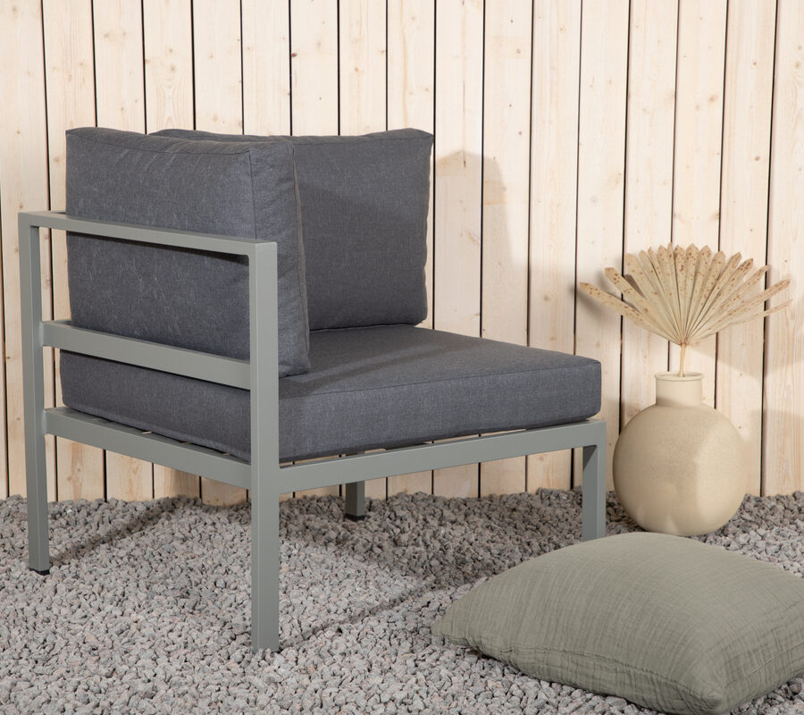 Canapé de jardin avec coussins Module Canapé Extérieur