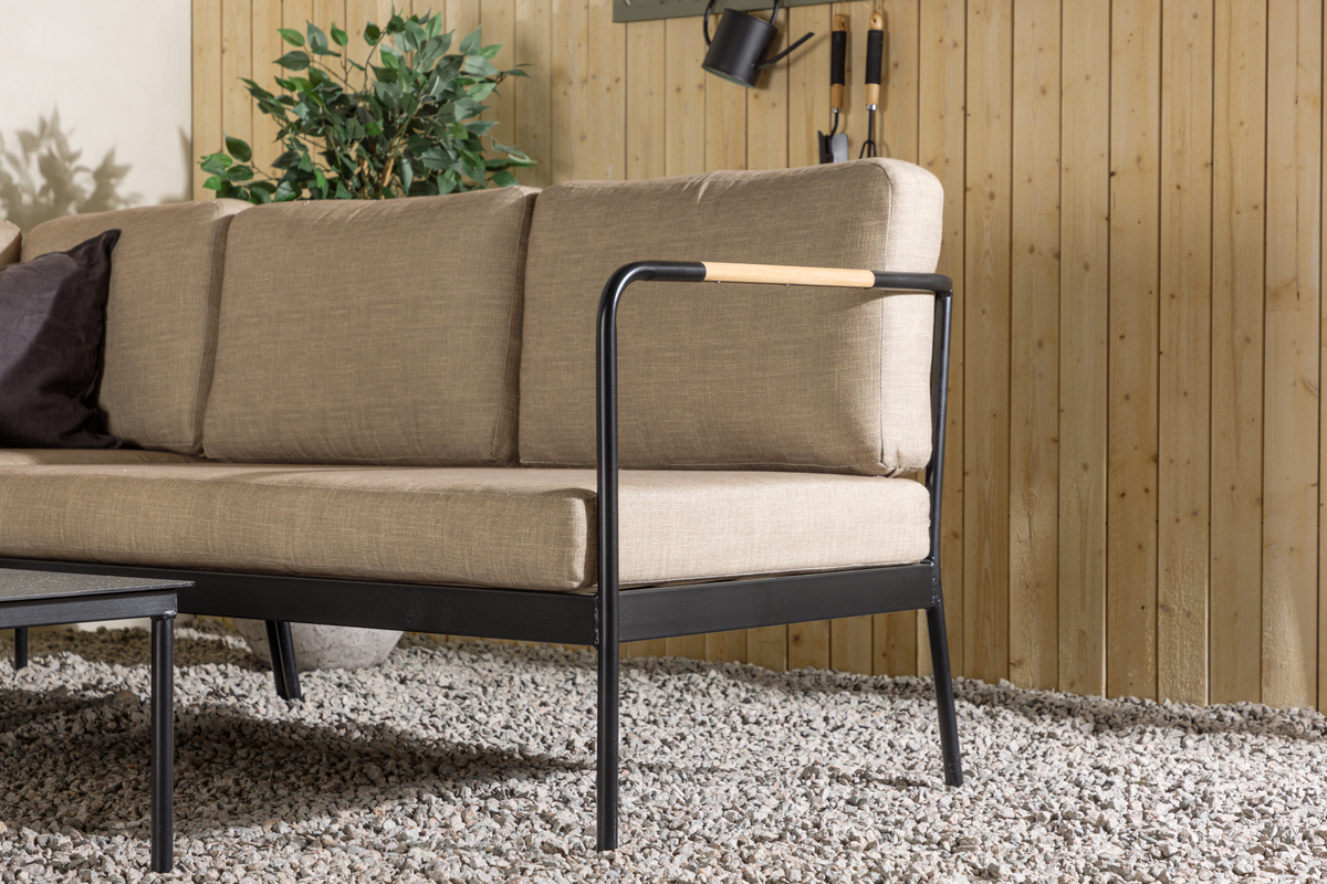 Set de jardin lounge en acier beige avec coussins Upplev – Image 11