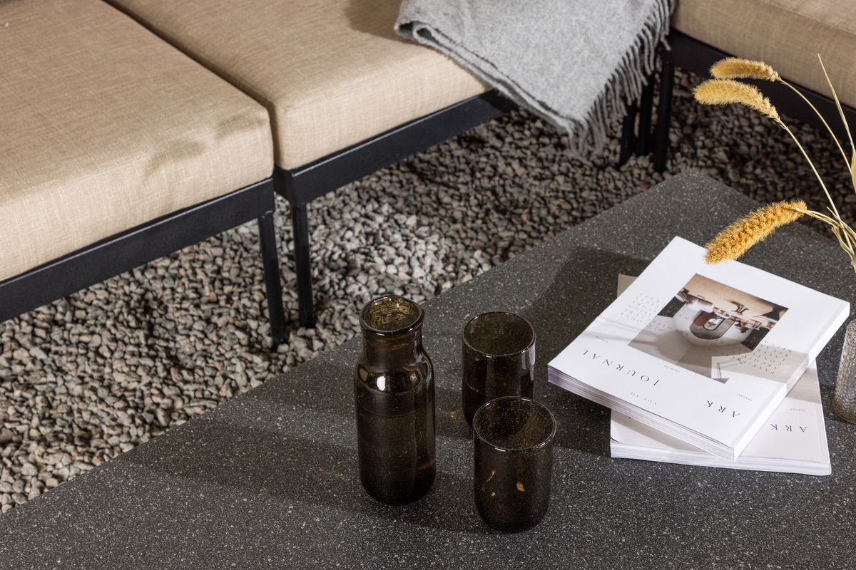 Set de jardin lounge en acier beige avec coussins Upplev – Image 9