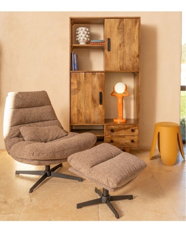 Armoire Manguier Bois Naturel Athezza – Image 3