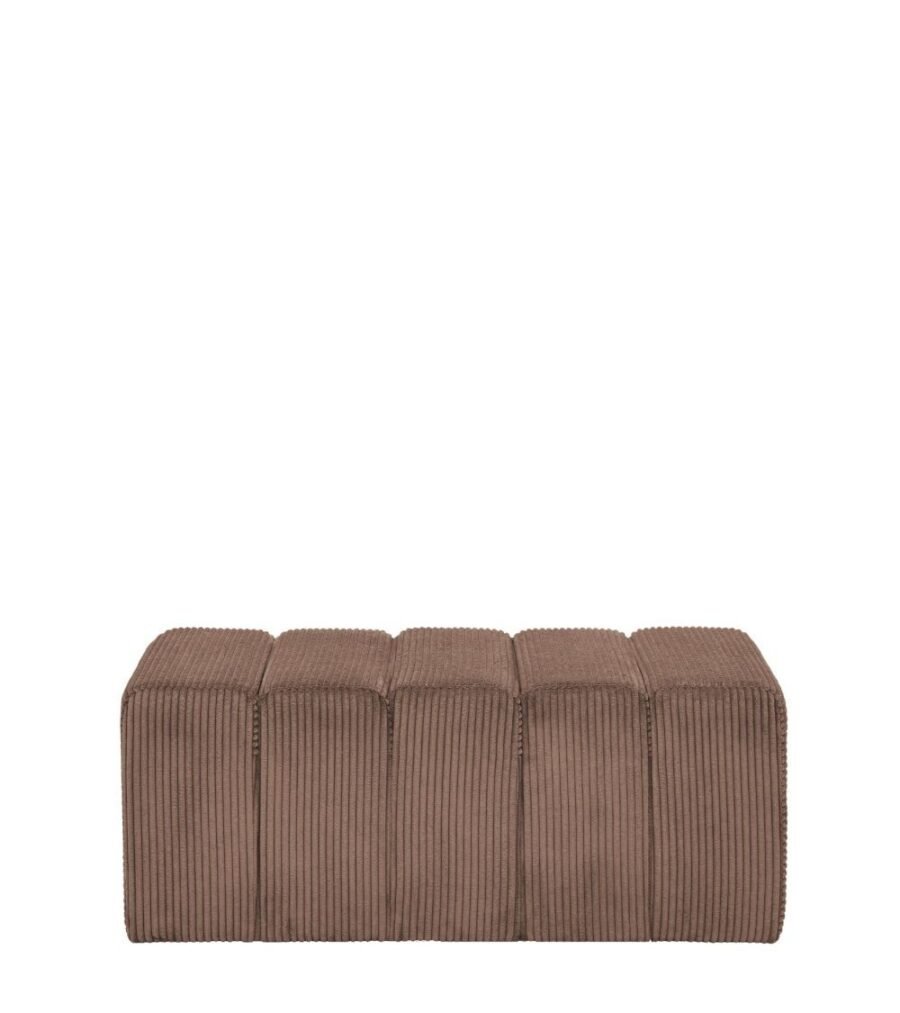 Banc Velours Taupe Melvin — Athezza