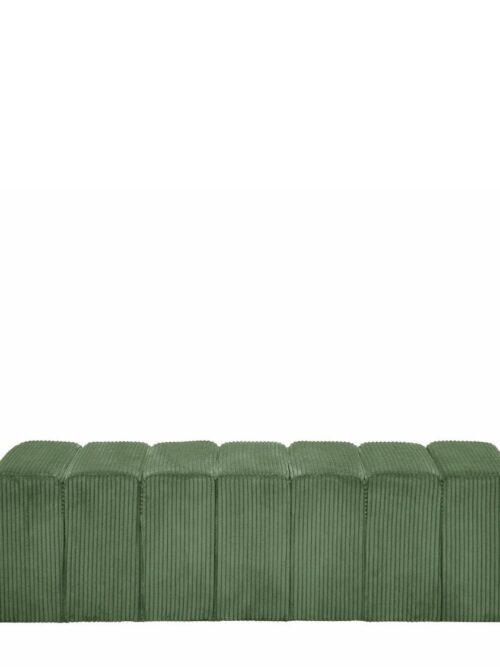 Banc Velours Vert Grand Melvin — Athezza