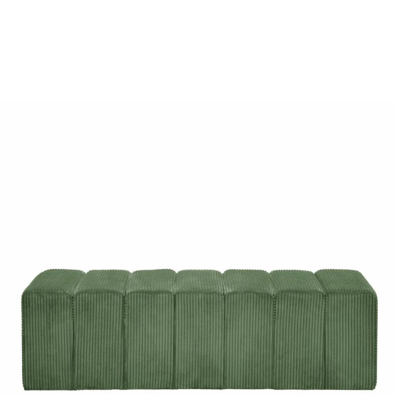Banc Velours Vert Grand Melvin — Athezza
