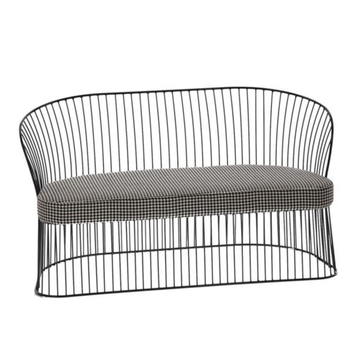 Banquette Salon Noire Marc — Athezza