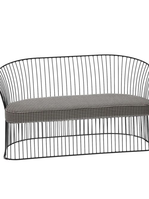 Banquette Salon Noire Marc — Athezza