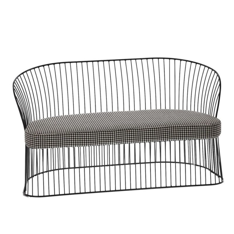 Banquette Salon Noire Marc — Athezza
