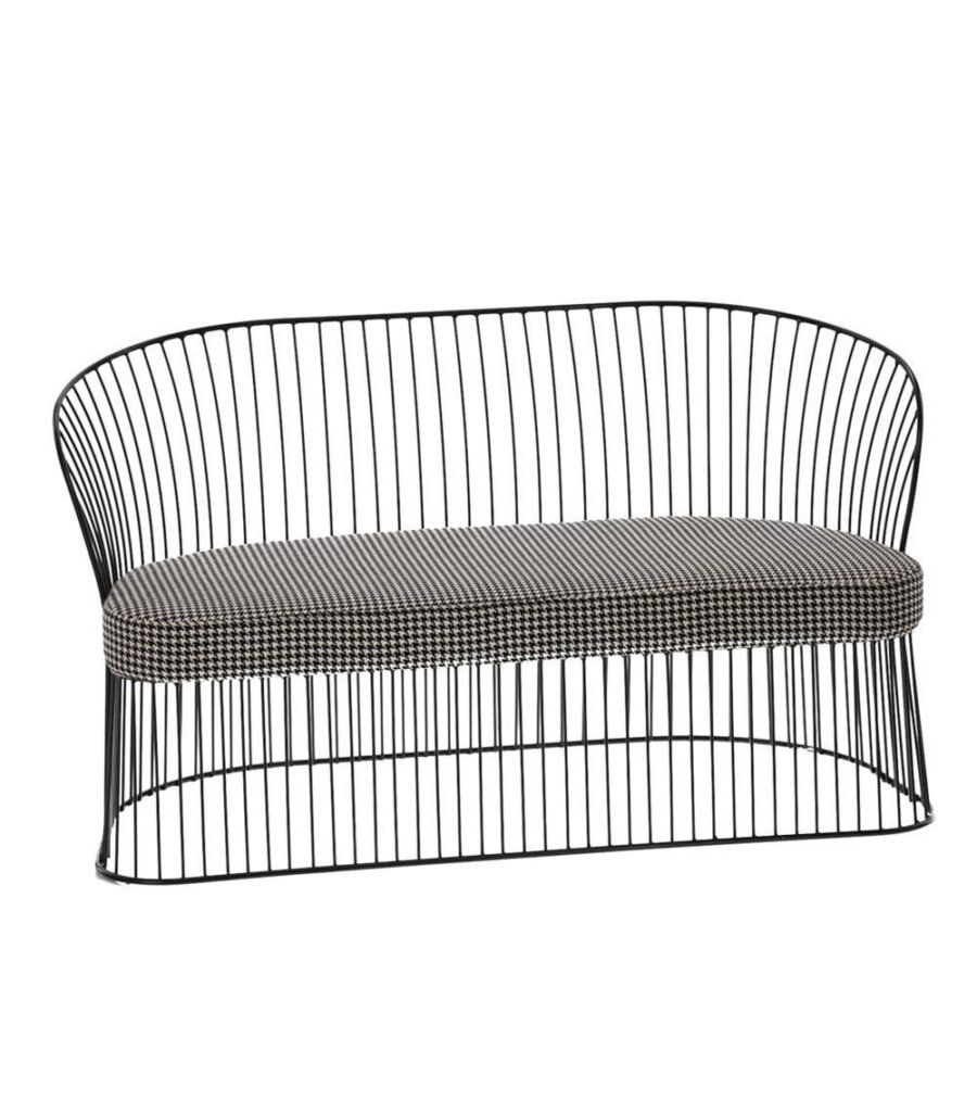 Banquette Salon Noire Marc — Athezza