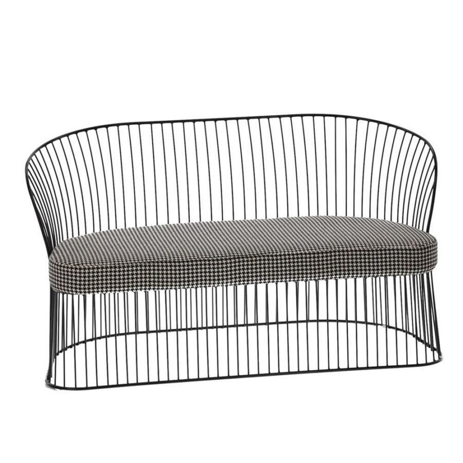 Banquette Salon Noire Marc — Athezza