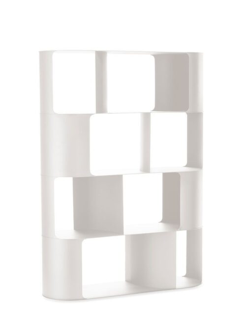 Bibliothèque Métal Blanc Eski — Athezza