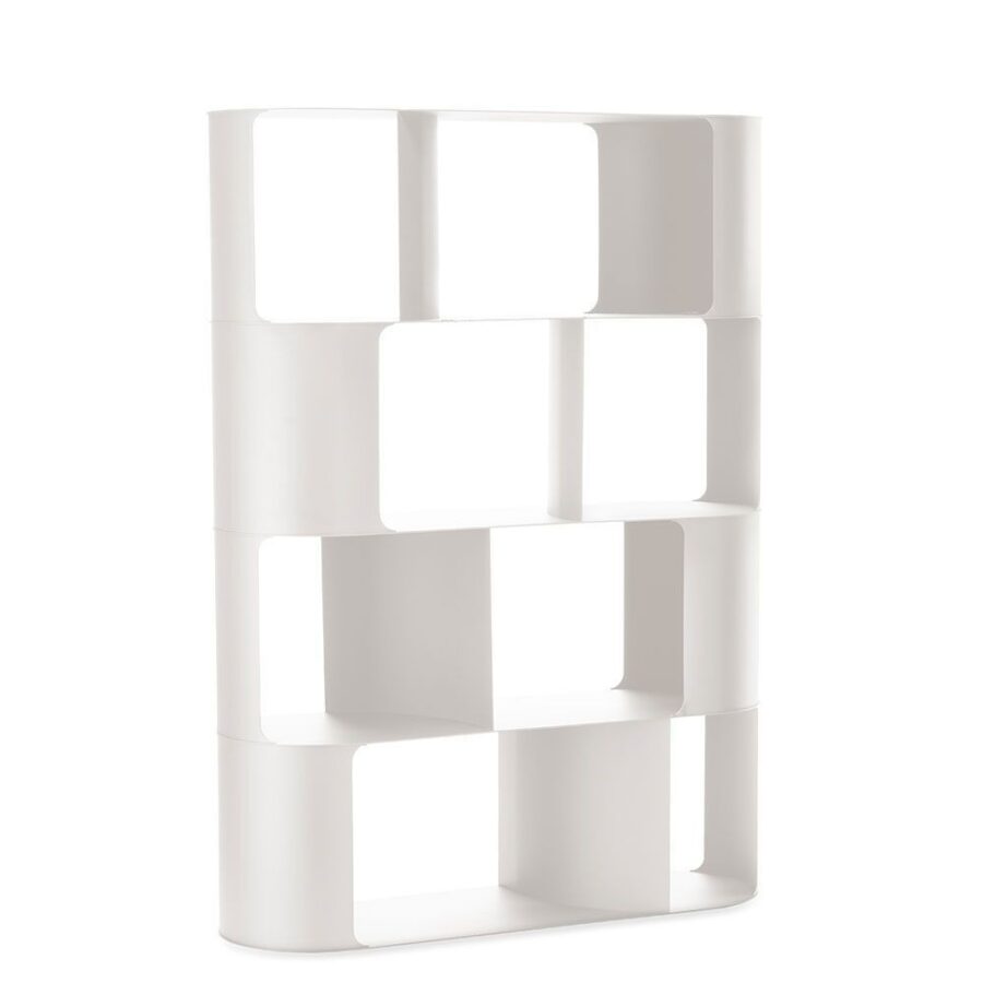 Bibliothèque Métal Blanc Eski — Athezza