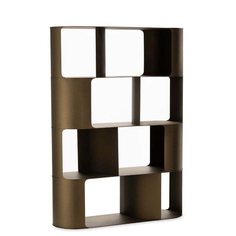 Bibliothèque Métal Bronze Eski — Athezza