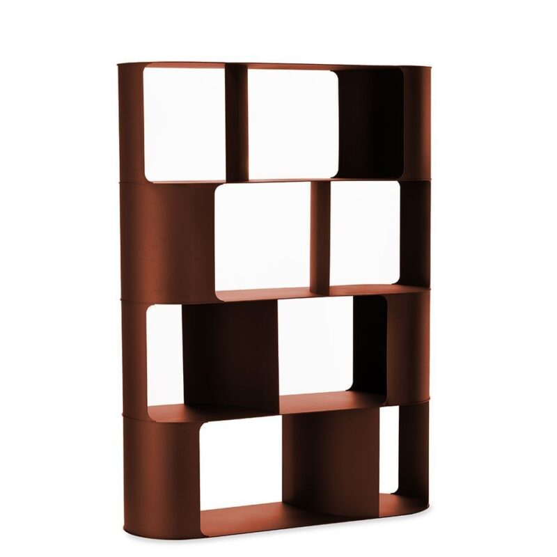 Bibliothèque Métal Terracotta Eski — Athezza