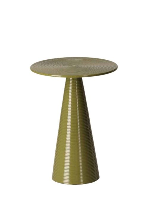 Bout de Canapé Métal Vert Olive Lucca — Athezza