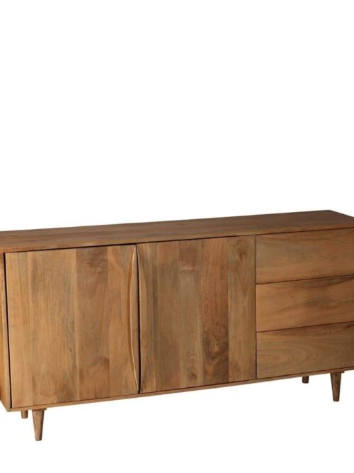 Buffet manguier bois naturel Barjac Athezza — 160 cm largeur