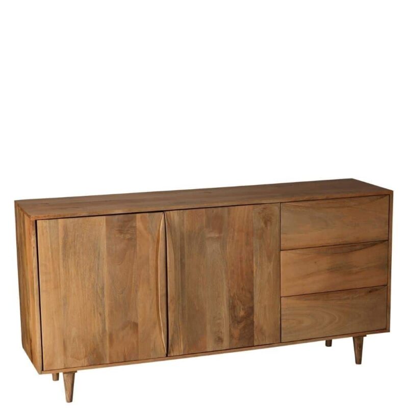 Buffet manguier bois naturel Barjac Athezza — 160 cm largeur