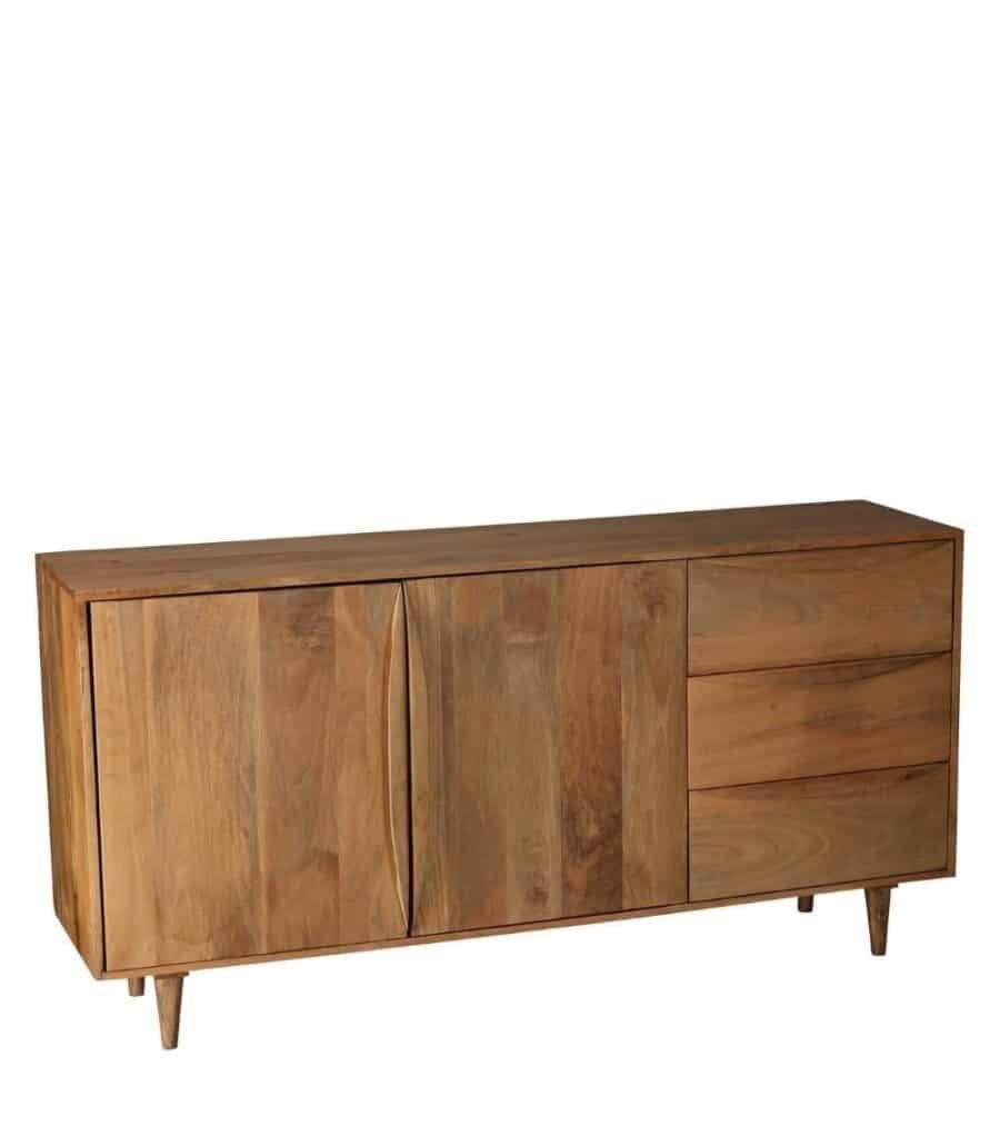 Buffet manguier bois naturel Barjac Athezza — 160 cm largeur