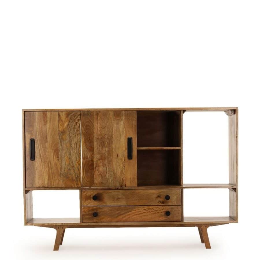 Buffet Manguier Bois Naturel Trem — Athezza