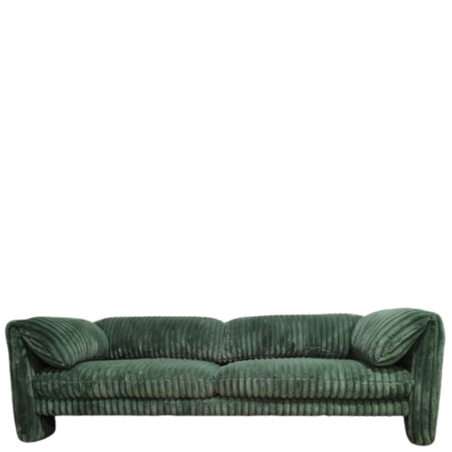 Canapé Velours Vert Cologne — Athezza