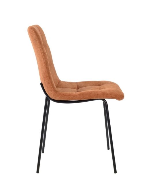 Chaise Velours Fox Liona — Athezza