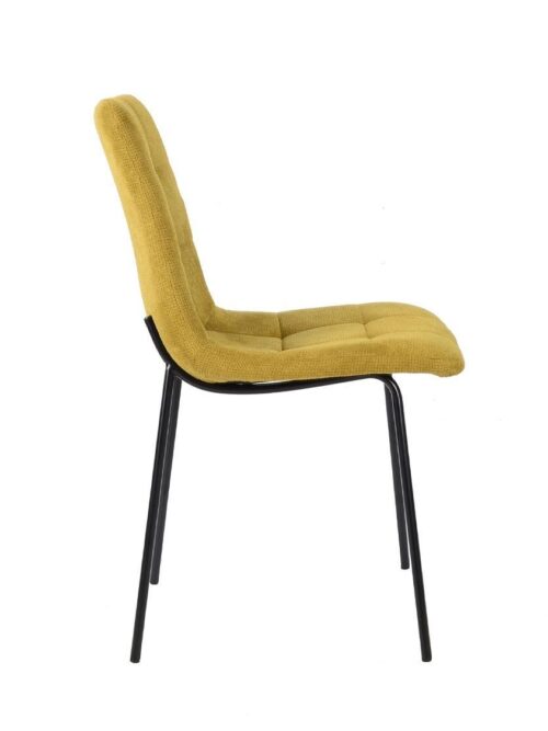 Chaise Velours Gold Liona — Athezza