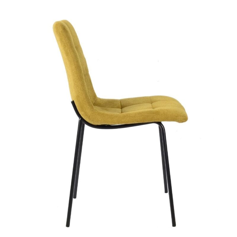 Chaise Velours Gold Liona — Athezza