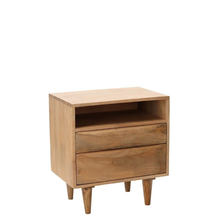 Table de Chevet Manguier Naturel Barjac — Athezza