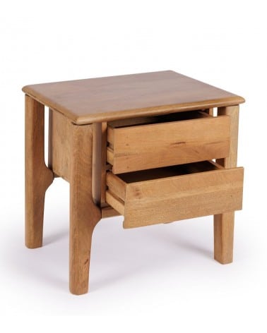 Table de Chevet Manguier Naturel Itarsi Athezza – Image 4