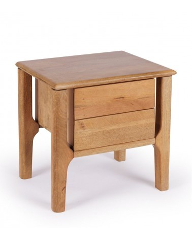 Table de Chevet Manguier Naturel Itarsi Athezza – Image 2