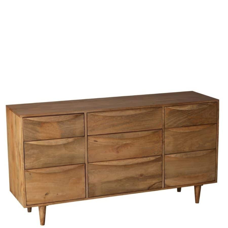 Commode Manguier Bois Naturel Barjac — Athezza