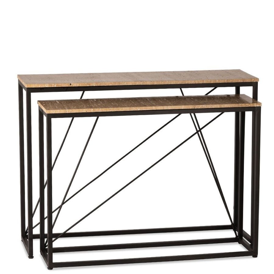 Console D’entrée Métal Tripoli — Athezza