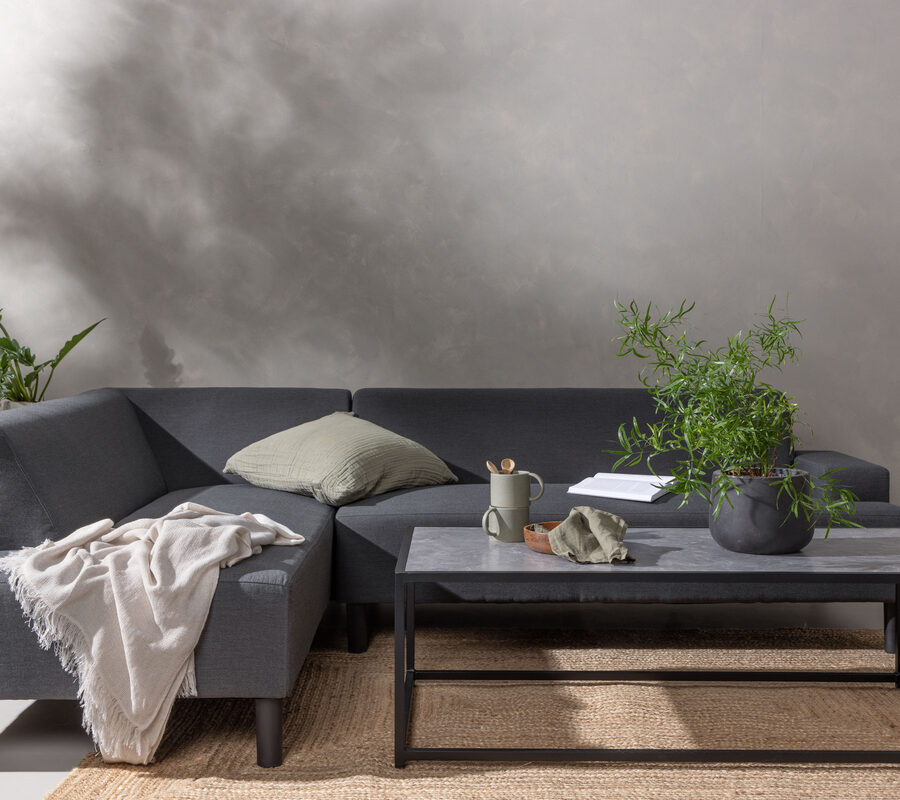 Ensemble outdoor en acrylic gris Mecka