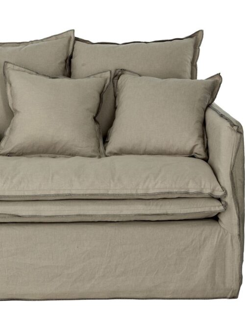 Housse de Canapé Lin Kaki Cosy — Athezza