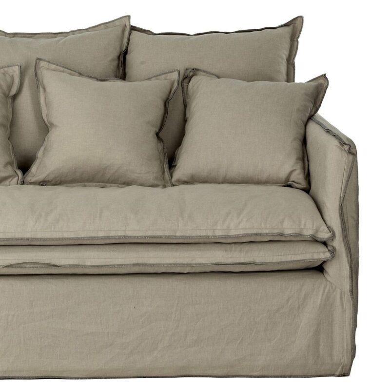Housse de Canapé Lin Kaki Cosy — Athezza