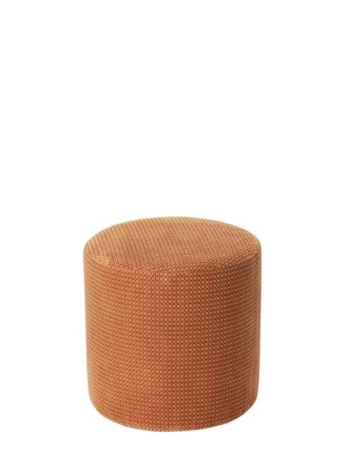 Pouf Velours Nude Livia — Athezza