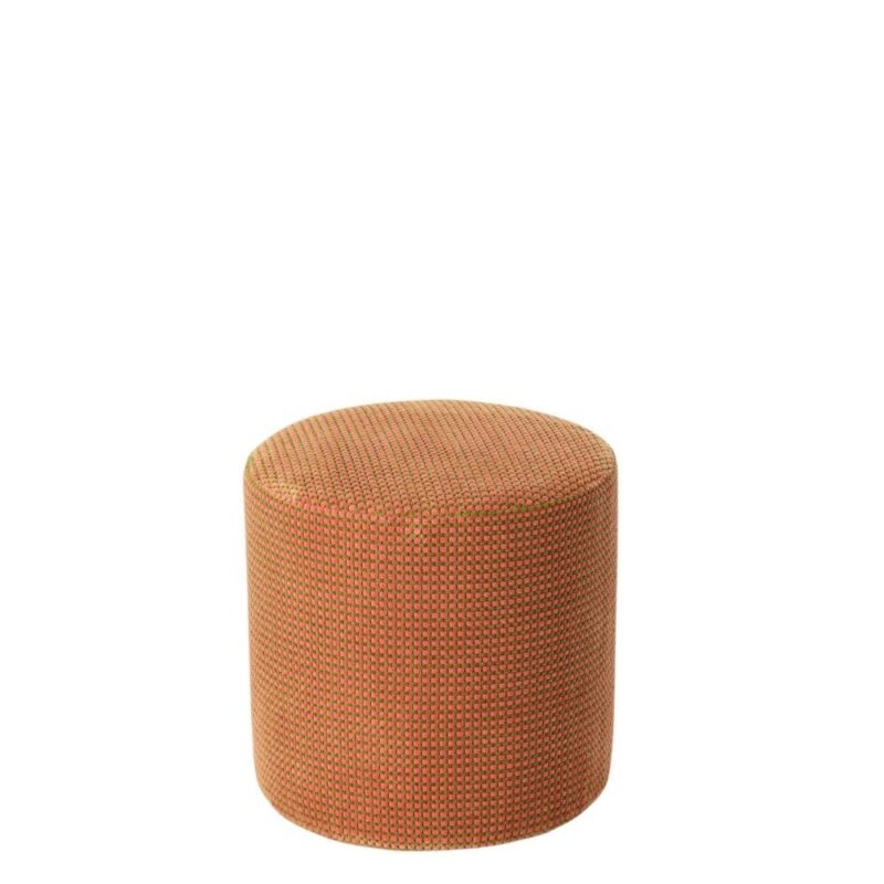 Pouf Velours Nude Livia — Athezza