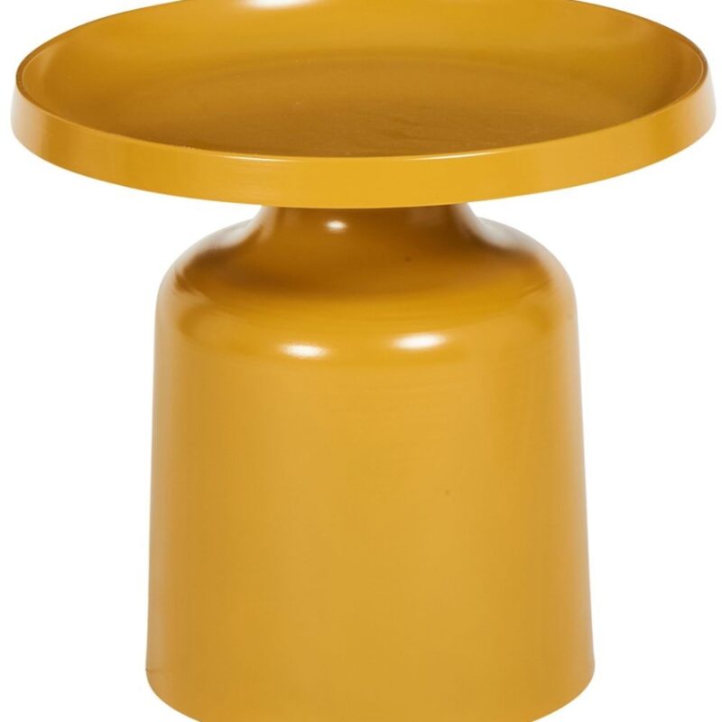 Table Basse Acier Moutarde Matt — Athezza