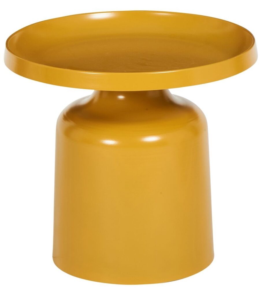 Table Basse Acier Moutarde Matt — Athezza